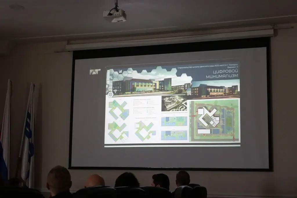 Эскизный проект фасада новой школы на улице Сидоренко утвержден в Находке Эскизный проект фасада новой школы на улице Сидоренко утвержден в Находке