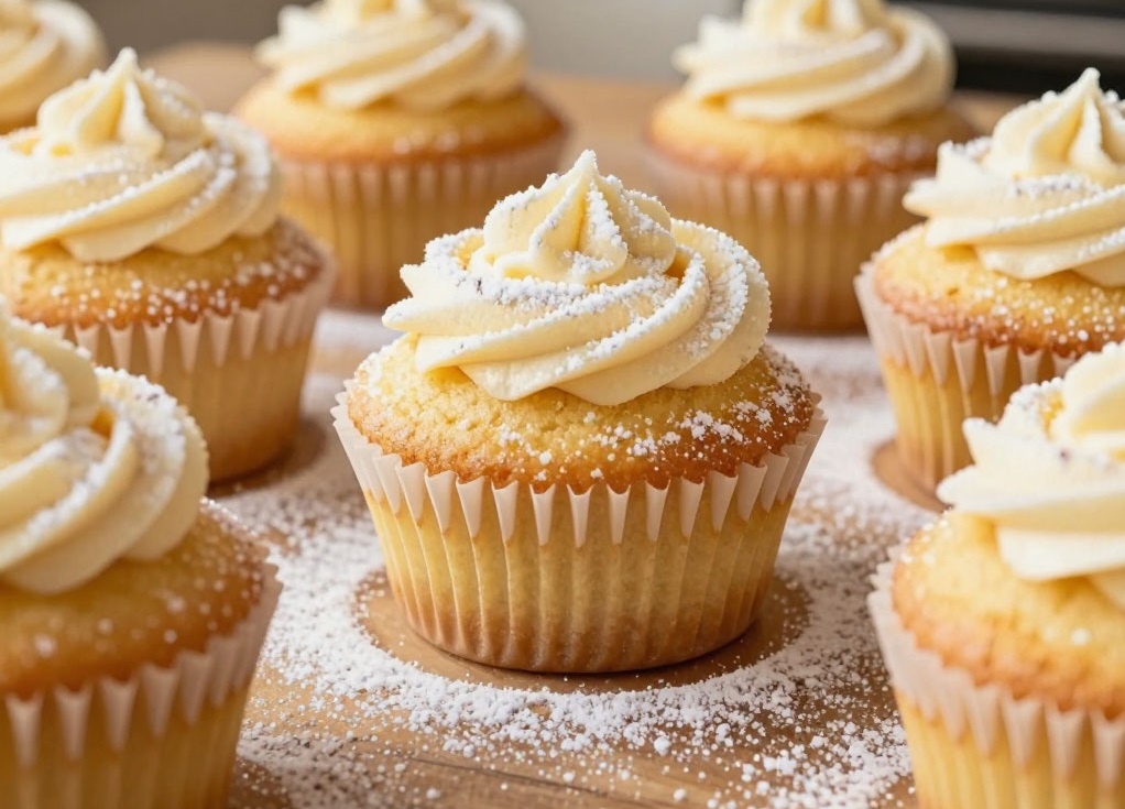 Нежные ванильные кексы с сюрпризом: карамельное наслаждение