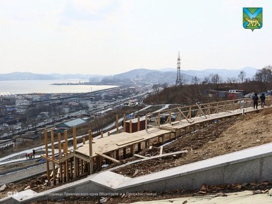 Новый сквер «Панорамный» создают в Находке