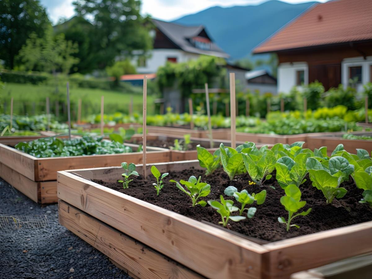 Как правильно расположить грядки для удобства и урожайности
