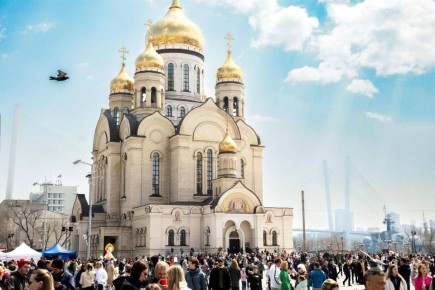 Праздник Светлой Пасхи отметят во Владивостоке 12 апреля