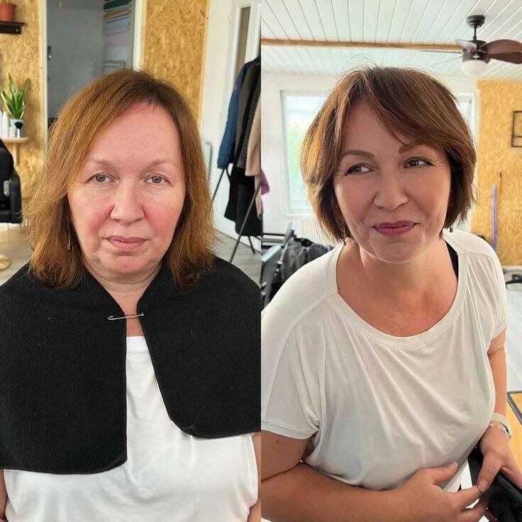 Как стрижка и макияж могут вернуть возраст на 10 лет