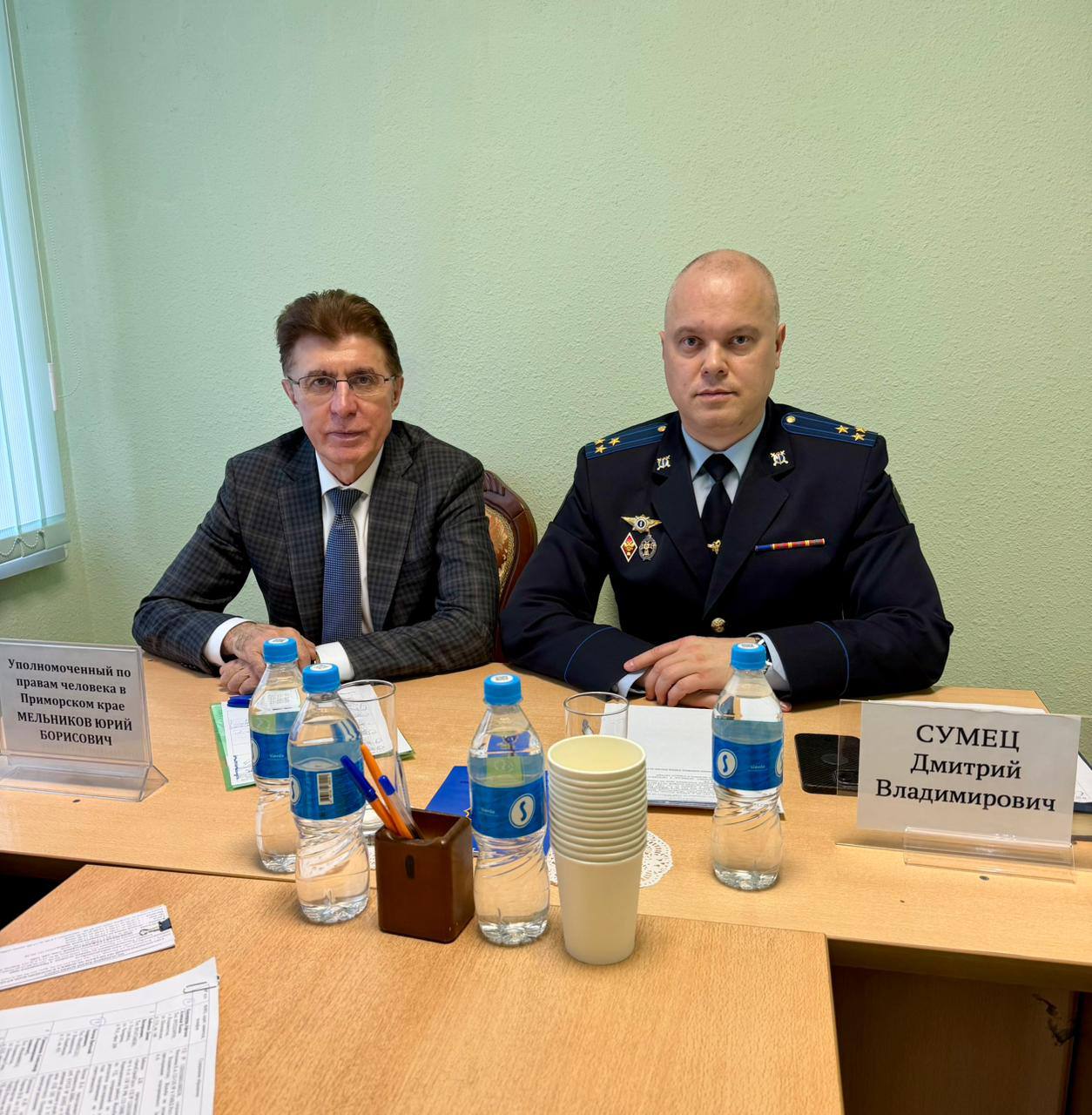Заместитель начальника регионального УМВД и Уполномоченный по правам человека в Приморском крае провели совместный прием граждан