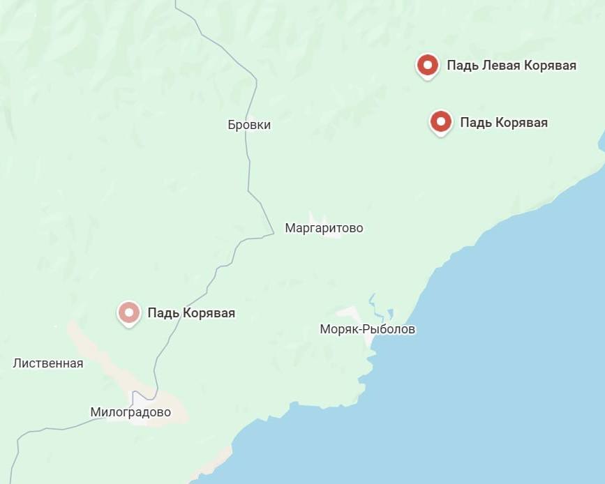 Забавные названия на карте Приморского края Забавные названия на карте Приморского края