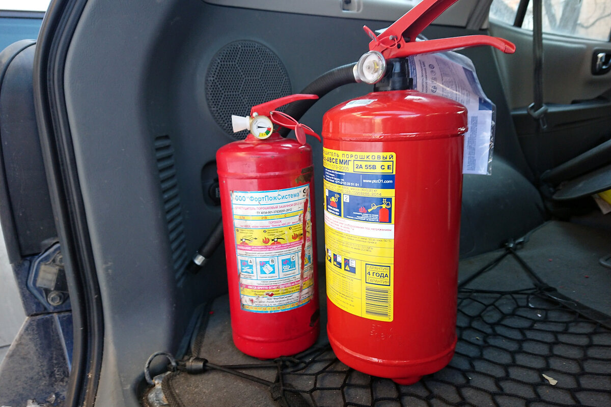 Огнетушитель в автомобиле 2026: что важно знать водителям