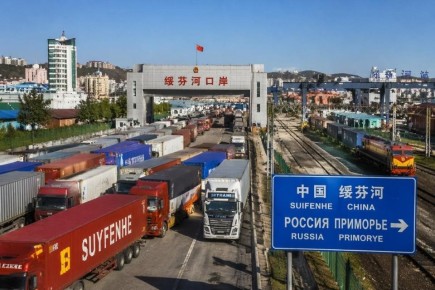 Внешнеторговый оборот китайского Суйфэньхэ за январь — февраль 2026 года вырос на 31,4%