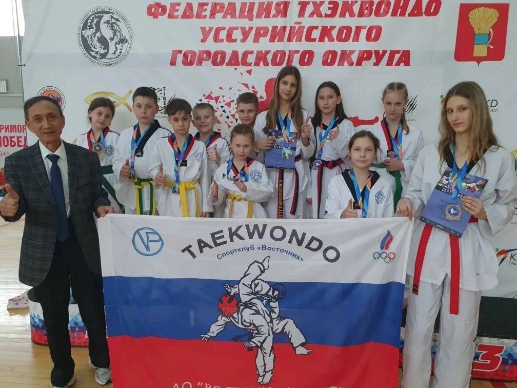 Двенадцать из двенадцати: тхэквондисты команды «Восточник» отличились на турнире в Уссурийске