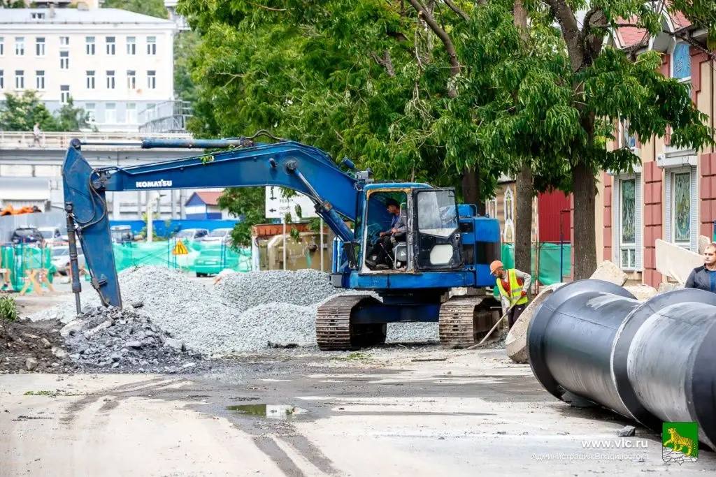 На площади Луговой во Владивостоке начнут делать ливневую канализацию
