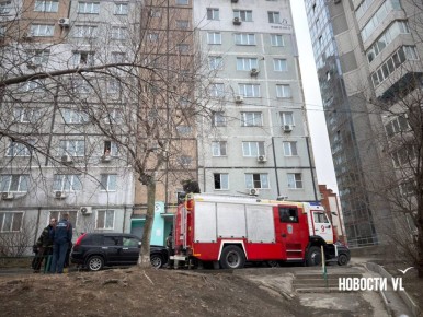 Сегодня днем на Некрасовской произошло возгорание в многоквартирном доме