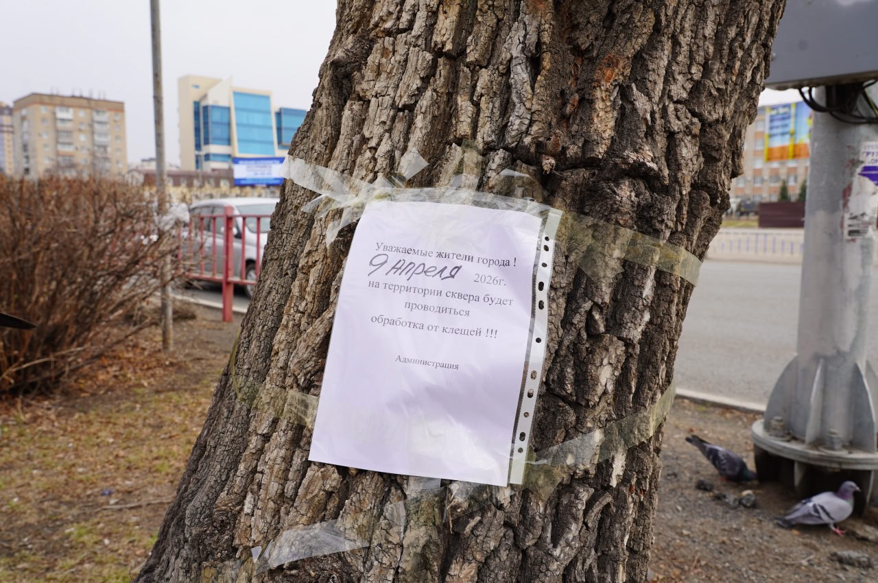 Городские парки и скверы Уссурийска обрабатывают от клещей Городские парки и скверы Уссурийска обрабатывают от клещей