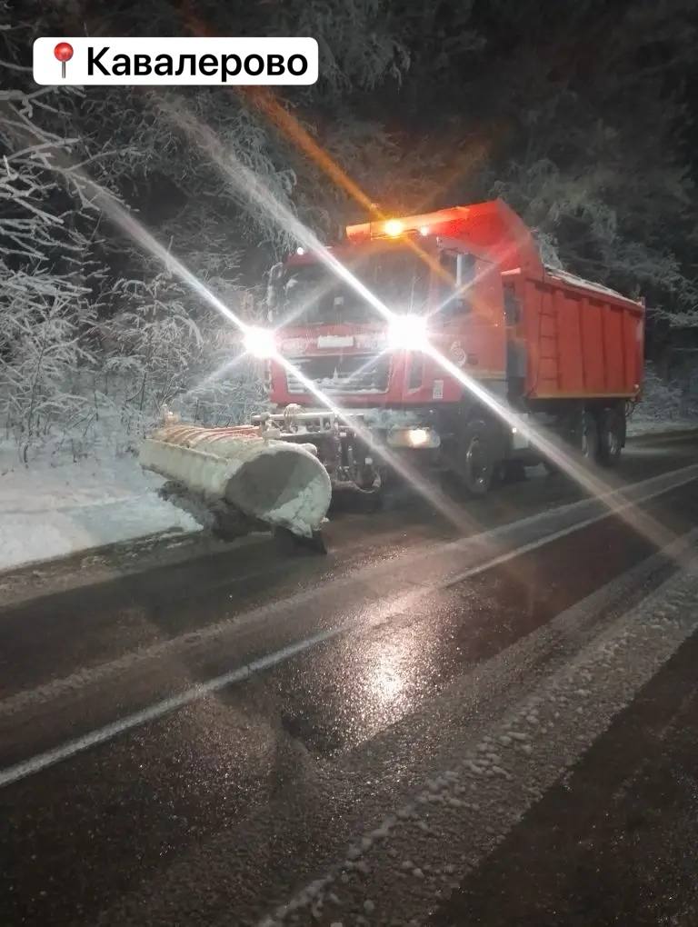 В северных районах Приморья сегодня ночью шел снег