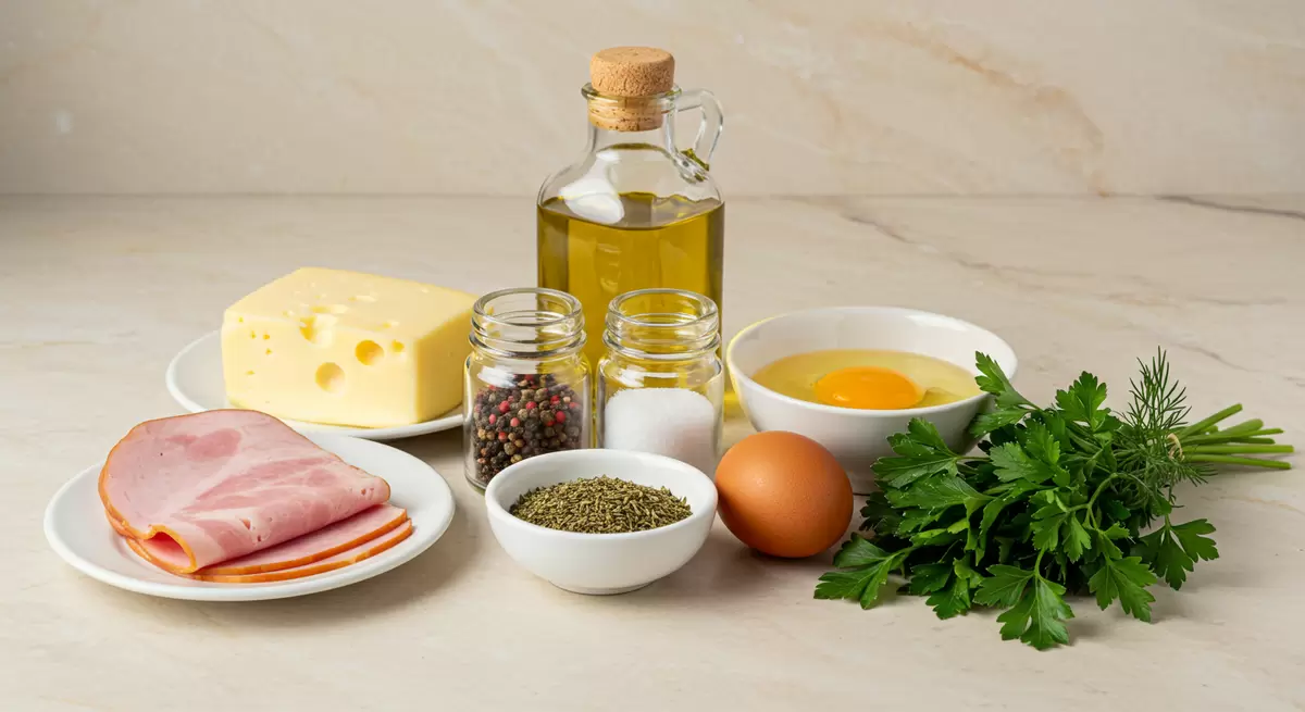 Завтрак с изюминкой: потрясающие яичные конвертики с ветчиной и сыром