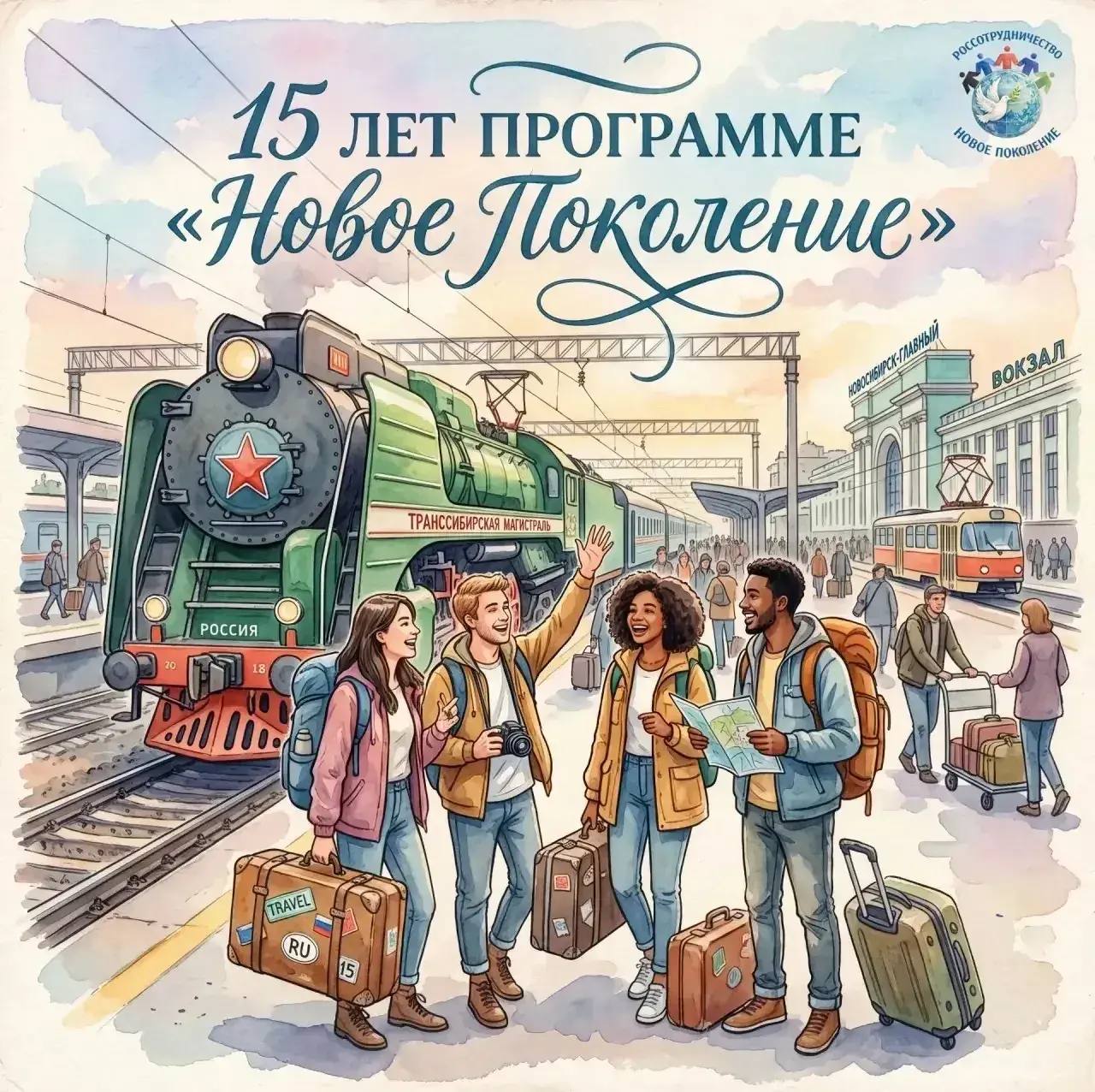 Флагманскому молодёжному проекту Россотрудничества – программе «Новое поколение» – в 2026 году исполняется 15 лет! Флагманскому молодёжному проекту Россотрудничества – программе «Новое поколение» – в 2026 году исполняется 15 лет!