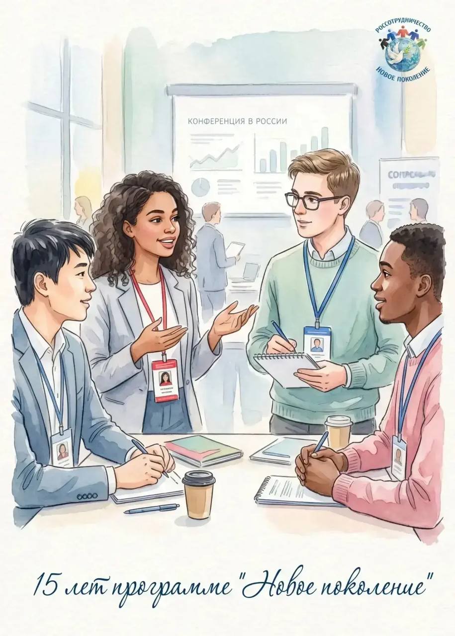 Флагманскому молодёжному проекту Россотрудничества – программе «Новое поколение» – в 2026 году исполняется 15 лет! Флагманскому молодёжному проекту Россотрудничества – программе «Новое поколение» – в 2026 году исполняется 15 лет!
