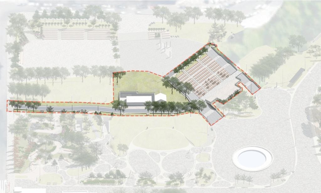 Общественное пространство выше Спортивной набережной обновят до конца года