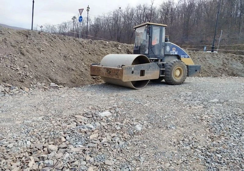 На перекрёстке Анны Щетининой – Выселковой – Днепровской – Бородинской идут дорожные работы На перекрёстке Анны Щетининой – Выселковой – Днепровской – Бородинской идут дорожные работы
