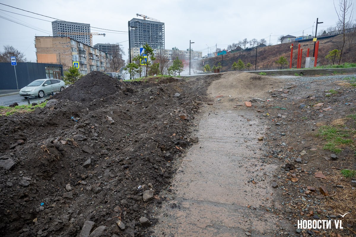 К озеру с черепахами во Владивостоке строят ещё одну пешеходную дорожку К озеру с черепахами во Владивостоке строят ещё одну пешеходную дорожку