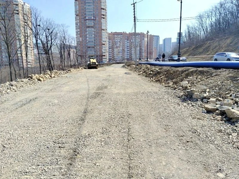 На перекрёстке Анны Щетининой – Выселковой – Днепровской – Бородинской идут дорожные работы На перекрёстке Анны Щетининой – Выселковой – Днепровской – Бородинской идут дорожные работы