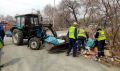 1600 тонн мусора вывезли с улиц Владивостока в апреле