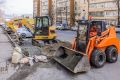 На Хабаровской, 13а во Владивостоке укрепляют откос и отремонтируют тротуар