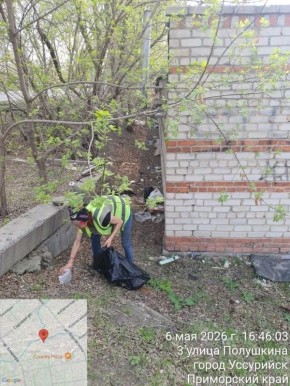 Коммунальные службы Уссурийска проводят плановую уборку территорий