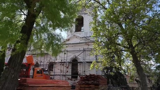 Олег Кожемяко: Били прицельно…. Монахиня Зосима рассказывает, как ВСУ били по Свято-Успенской Николо-Васильевской обители