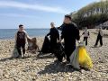 С пляжа в посёлке Рыбачий собрали 250 килограммов мусора