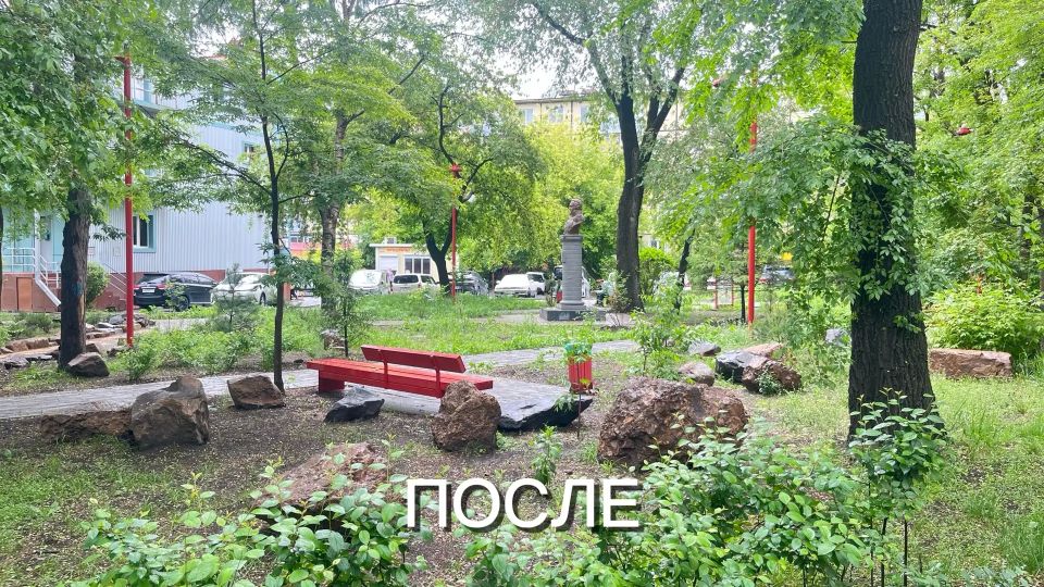 «До/После»! Сквер имени Кутузова во Владивостоке «До/После»! Сквер имени Кутузова во Владивостоке