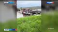 Лодочную переправу сегодня организовали на месте рухнувшего в Хорольском округе моста