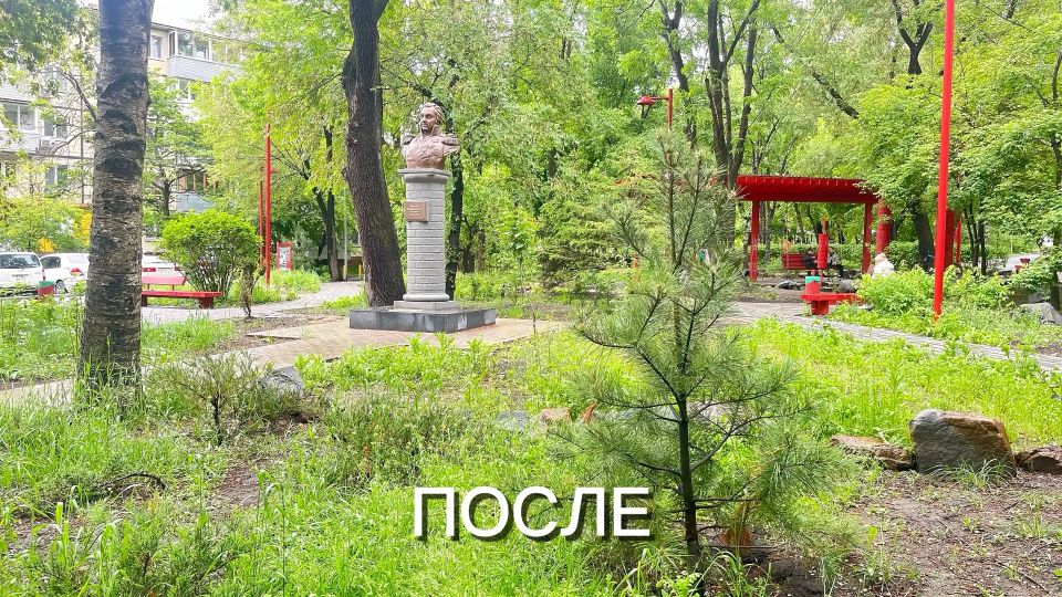 «До/После»! Сквер имени Кутузова во Владивостоке «До/После»! Сквер имени Кутузова во Владивостоке