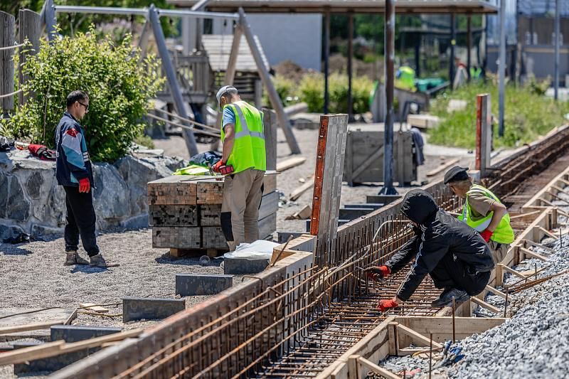 Парк у моря делают на Спортивной набережной в районе «Олимпийца» Парк у моря делают на Спортивной набережной в районе «Олимпийца»