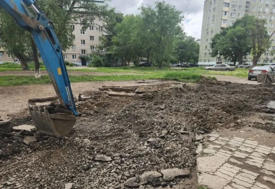 В Арсеньеве продолжается благоустройство дворов