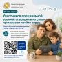 Ваше мнение важно для нас. Участников специальной военной операции и их семьи приглашают пройти онлайн-опрос об удовлетворённости информированием о полагающихся мерах поддержки