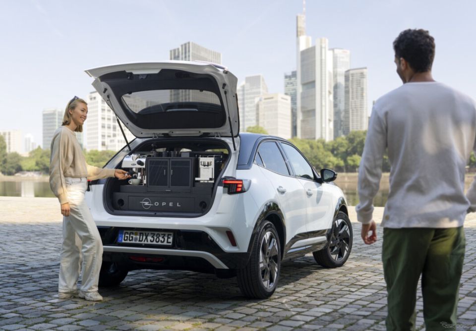 Opel преобразил Mokka Electric в уникальный кроссовер для любителей кофе