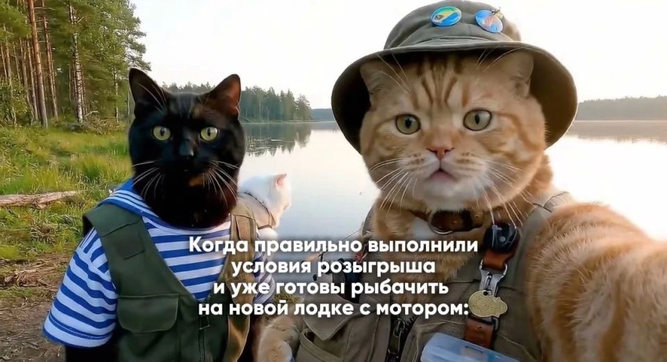 Лодка с мотором и удочки на дороге не валяются