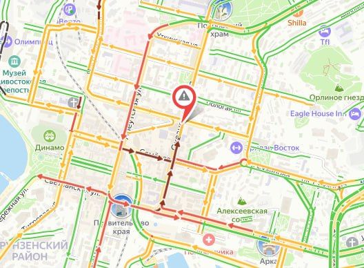 На перекрёстке Океанского проспекта и Фонтанной ведутся ремонтные работы На перекрёстке Океанского проспекта и Фонтанной ведутся ремонтные работы