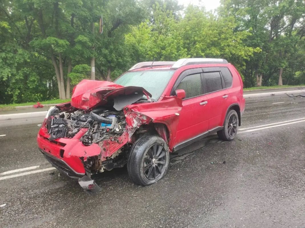 Госавтоинспекция Находки работает на месте автоаварии со смертельным исходом Госавтоинспекция Находки работает на месте автоаварии со смертельным исходом