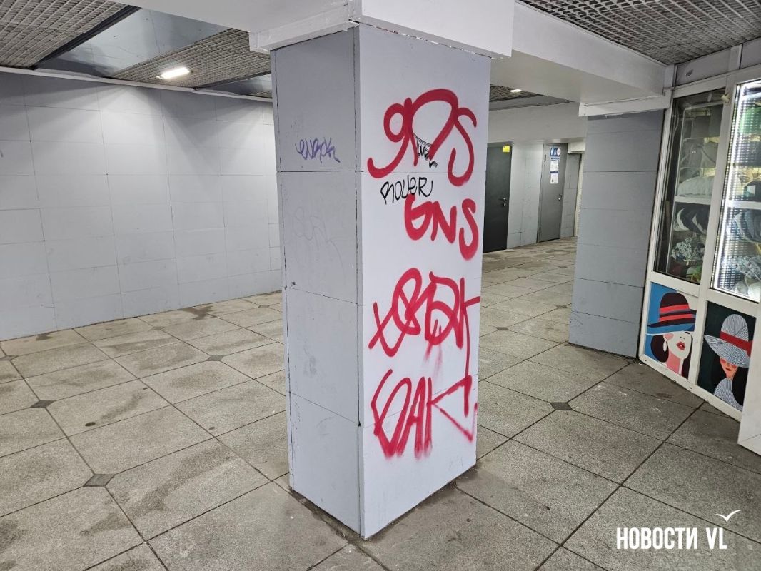 Весной гранитные стены в двух подземных переходах в центре Владивостока покрасили в серый цвет Весной гранитные стены в двух подземных переходах в центре Владивостока покрасили в серый цвет