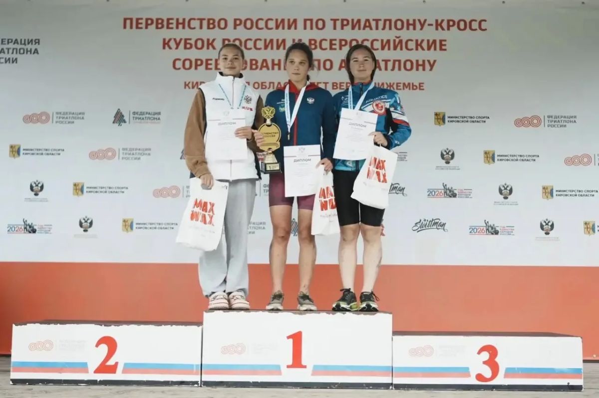 Золото Василисы Чахловой и успех сборной на первенствах России по акватлону и кросс-триатлону