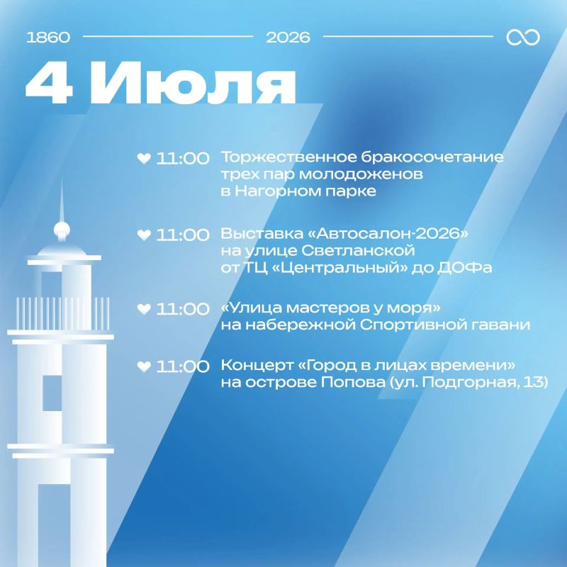 Владивостоку – 166 лет: как дальневосточная столица отметит День рождения Владивостоку – 166 лет: как дальневосточная столица отметит День рождения