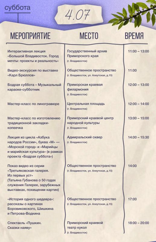 Собрали для вас подборку событий, куда можно сходить в эти выходные Собрали для вас подборку событий, куда можно сходить в эти выходные