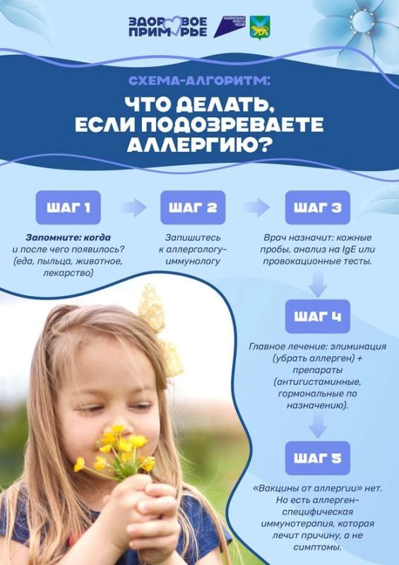В Приморье стартовала Неделя профилактики аллергических заболеваний В Приморье стартовала Неделя профилактики аллергических заболеваний