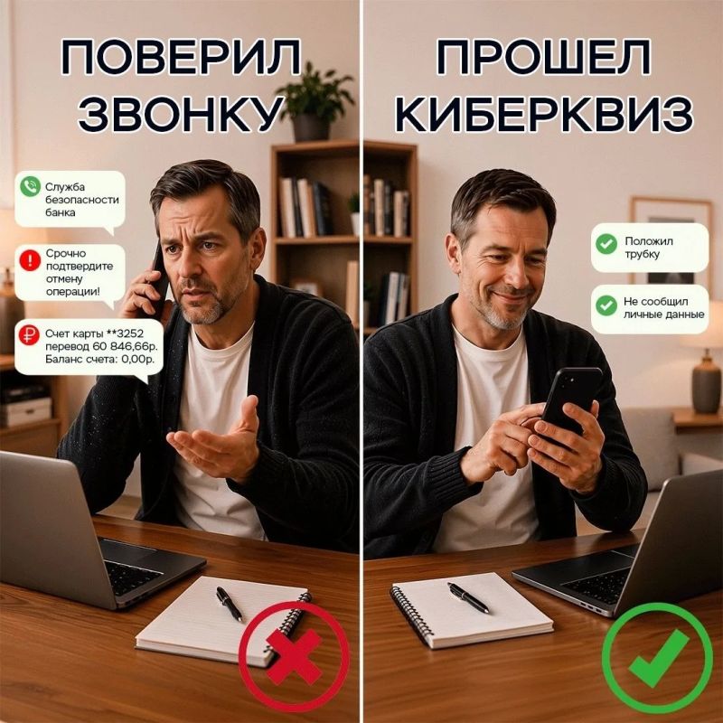«Меня точно не обманут», — именно так думают многие жертвы аферистов за 5 минут до того, как перевести деньги на «безопасный счет» «Меня точно не обманут», — именно так думают многие жертвы аферистов за 5 минут до того, как перевести деньги на «безопасный счет»