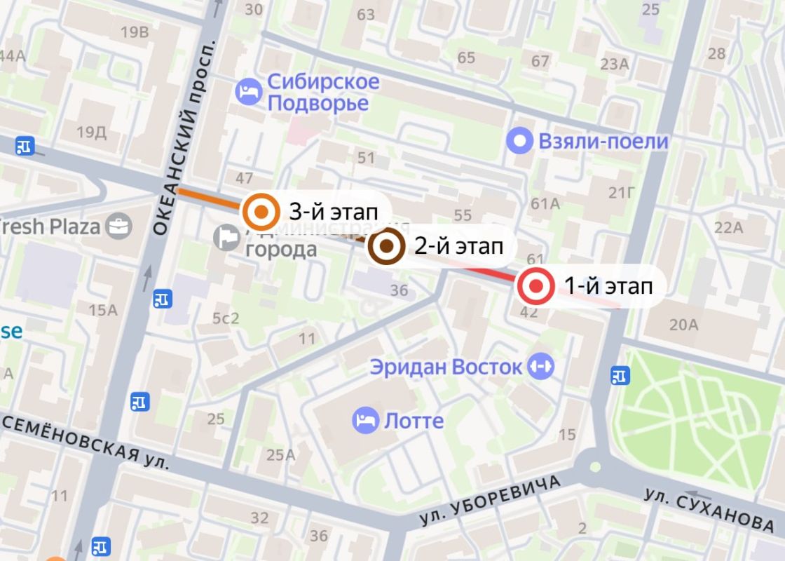 Раскопки ради ремонта теплосетей на Фонтанной во Владивостоке переместились ближе к мэрии и краевой прокуратуре Раскопки ради ремонта теплосетей на Фонтанной во Владивостоке переместились ближе к мэрии и краевой прокуратуре