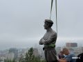 Памятник прапорщику Комарову, установленный на сопке Орлиное Гнездо во Владивостоке, отлили в Китае