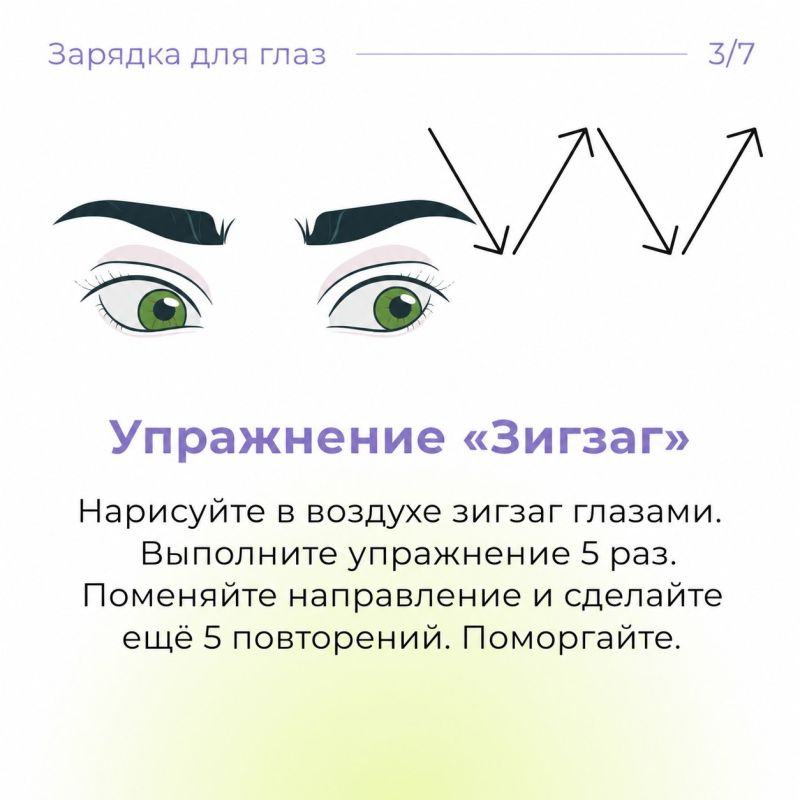 Зарядка для глаз, которую можно делать где угодно Зарядка для глаз, которую можно делать где угодно