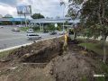 Из-за порыва трубы пришлось раскопать часть благоустроенного в прошлом году сквера на Некрасовской