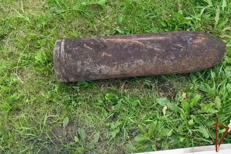Взрывотехники Росгвардии уничтожили обнаруженный в Красноярском крае артиллерийский снаряд со следами коррозии Взрывотехники Росгвардии уничтожили обнаруженный в Красноярском крае артиллерийский снаряд со следами коррозии