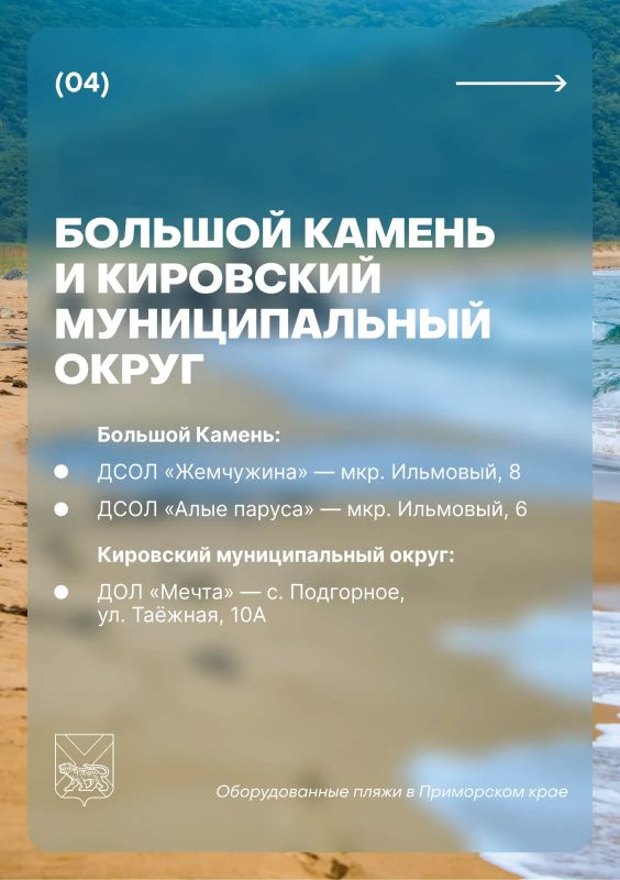 В Приморье зарегистрированы 18 оборудованных пляжей В Приморье зарегистрированы 18 оборудованных пляжей