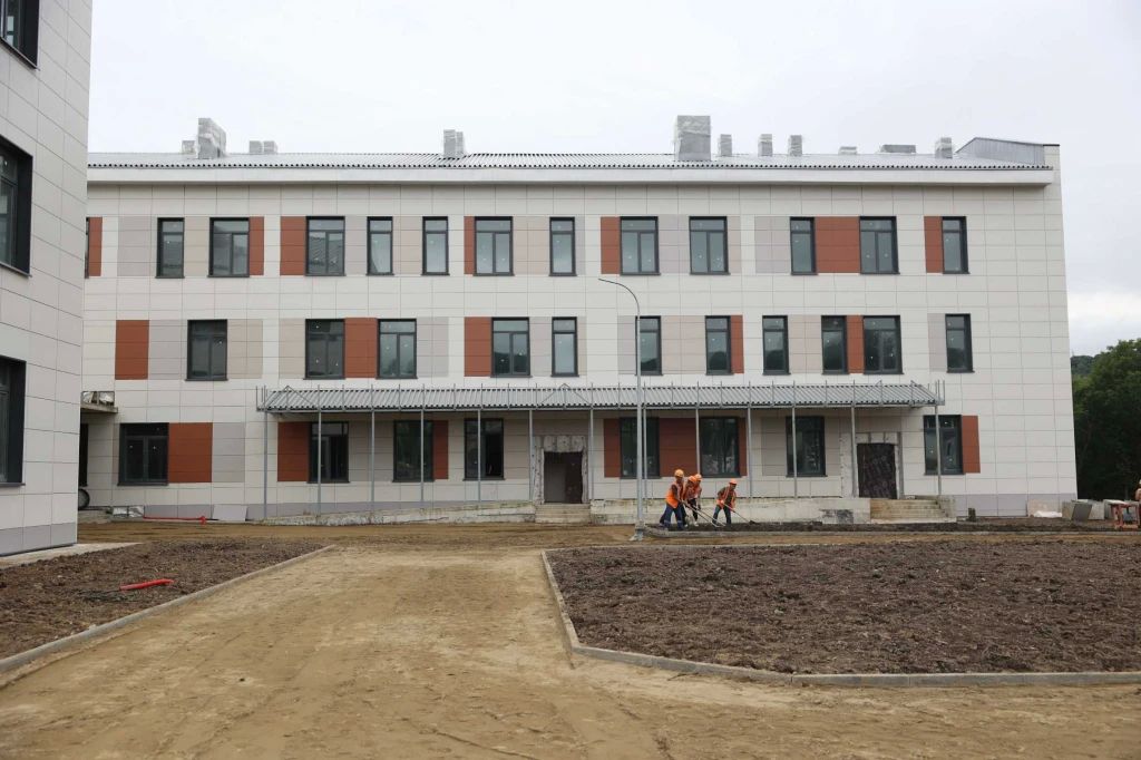 Строительство поликлиники в Находке вышло на финишную прямую Строительство поликлиники в Находке вышло на финишную прямую